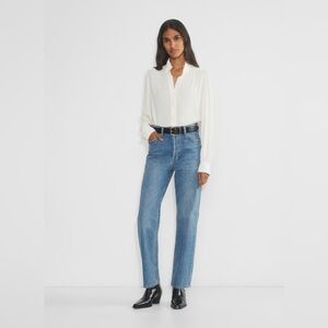 Aritzia denim forum arlo high rise straight-size 28